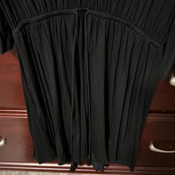 Gentle Fawn black dress - new without tags. Size med- braided waist tie - Picture 3 of 5